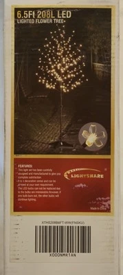 Árvore de flores 6,5' 208L iluminada por LED LightShare ● Branco quente - Imagem 1 de 4