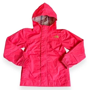 The North Face Girls Pink Wind Breaker Rain Jacket 7/8 - Picture 1 of 13