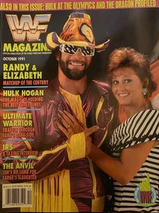WWF Magazine October 1991 MACHO MAN RANDY SAVAGE & ELIZABETH B - Picture 1 of 18