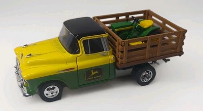 SpecCast John Deere 1957 Chevy Stakebed W Lawn Mower Stk 78019 - MINT!! - Image 1 of 4
