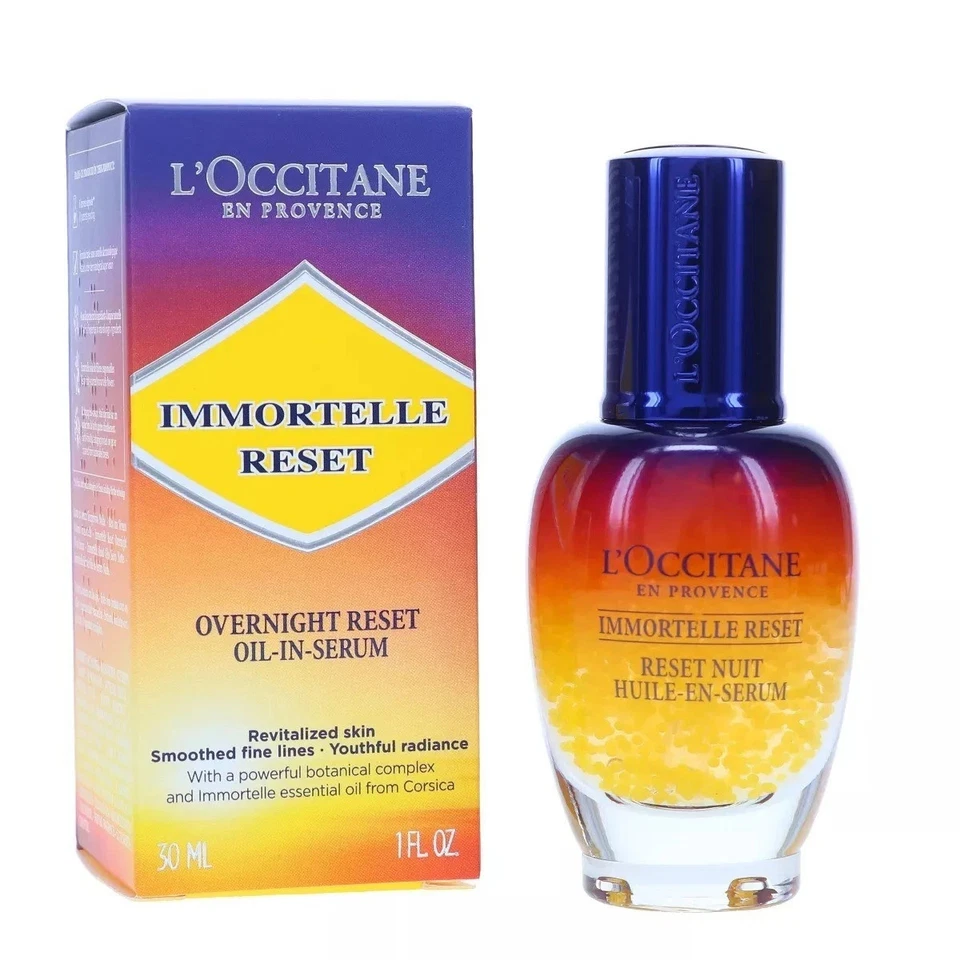 NEW L'Occitane Ladies Immortelle Overnight Reset Oil-In-Serum 1 oz Skin Care - Image 1 of 1
