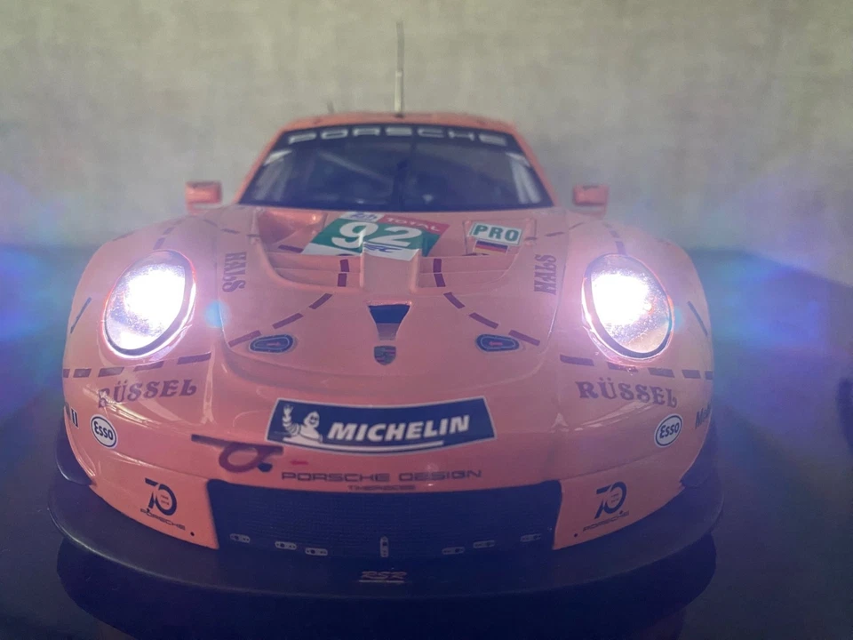CODEX NIGHT VERSION Porsche 911 (991) RSR #92 WINNER 24h LeMans 2018 1/18 IXO - Photo 1/4