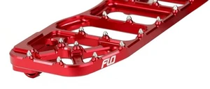 Flo Motorsports FPEG-800V5R V5 Moto Floorboard - Red - Picture 1 of 3
