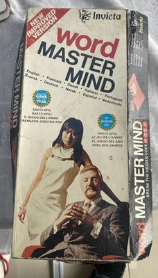 Word Mastermind Board Game Vintage Complete Unused 1975 Original Invicta - Image 1 of 3