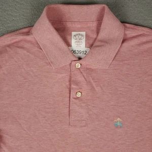 Camisa Polo Brooks Brothers Para Hombre Pequeña Rosa Informal Manga Corta - Imagen 1 de 7