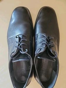 Zapatos de vestir Oxford Goodyear Welt de cuero negro Mephisto para hombre talla 11 1/2. - Imagen 1 de 11