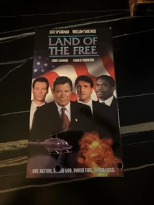 Land Of The Free 1997 VHS Tested William Shatner Political Corruption Thriller - Imagen 1 de 4