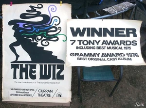RIESIGES Theater Poster THE WIZ Zauberer von Oz Broadway Musical MILTON GLASER ART 1974 - Bild 1 von 9