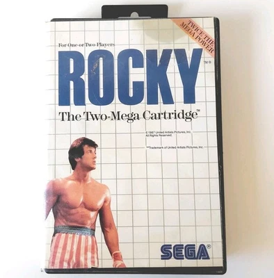 Rocky Sega Master System - Good Condition- Tested- Ex Rental  - Image 1 of 4