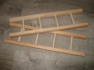 2 New Pine Pedal Car Fire Truck Wood 18.5" Ladders Hand Made in the USA By ME - Bild 1 von 4