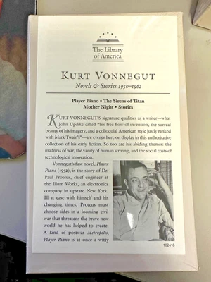 The Library of America Kurt Vonnegut Novels & Stories 1950-1962  New sealed Foto 1 de 3
