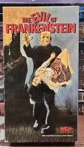The Evil Of Frankenstein 1964 VHS 1987  Horror Movie Peter Cushing Duncan Lamont - Picture 1 of 4