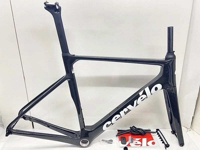 Juego de cuadro de bicicleta de carretera de carbono Cervelo Soloist 2023 talla 56 negro de Japón Foto 1 de 4
