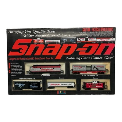 Snap-On Tools 1997 HO Scale Electric Intimidator Train Set No. 8887 36” New - Image 1 of 4