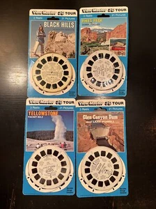 4x NEW SEALED ViewMaster 3-D Tour Lot - Yellowstone Black Hills Pikes Peak Glen - Picture 1 of 6