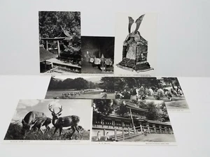 Lote de Postales Japonesas De Colección K 7 B&W Foto De Viaje Efímera De Colección - Imagen 1 de 7