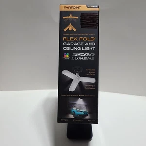 Flex Fold Garage & Ceiling Light 3500 Lumens Ultra Bright Cool White by Farpoint - Picture 1 of 22
