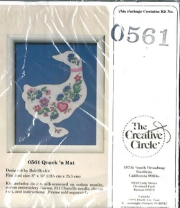 Quack 'n Mat Duck Needlepoint Kit ~ The Creative Circle #0561 - Picture 1 of 1