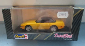 Chevrolet Corvette C4 ZR1 Soft Top Detailcars Revell miniature 1/43 jaune - Foto 1 di 4