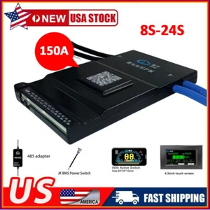 JK 8S-24S 150A Smart BMS Active Balancer LiFePo4 Li-ion Battery BT/RS485 lot USA - Picture 1 of 19