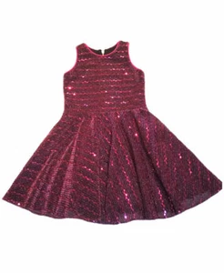 ❤️ NEW 8 10 12 14 Zoe Ltd Graduation Sparkle Sequin Flared Girls Party Dress❤️ - Picture 1 of 5
