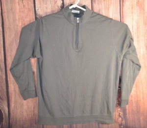 Peter Millar Pullover Mens Gary Crown Comfort Quarter Zip Interlock Golf 1/4 Zip - Picture 1 of 5