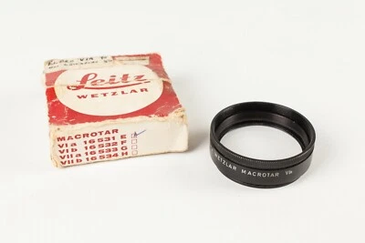 Leitz MACROTAR V1a  16 531 E  Close Up Lens for Leicaflex SL 50mm f2 lens.  VGC. - Image 1 of 3