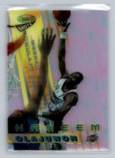 1996 Bowman's Best Shots Hakeem Olajuwon #BS4 Houston Rockets