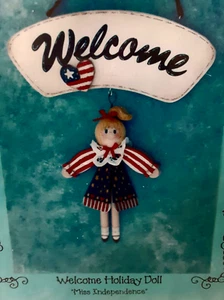 WELCOME Holiday DOLL Miss Independence PATTERN Tiny Treasures Heart The Heart - Picture 1 of 3