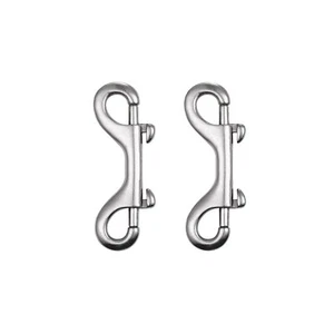 Double Ended Bolt Snap Hooks - 2 Pack Heavy Duty 316 Stainless Steel Trigger ... - Picture 1 of 7