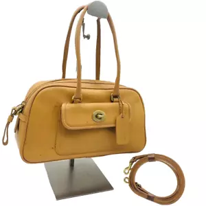 Coach Vintage 9768 hellbraun Penelope Doctor Umhängetasche Beuteltasche Tasche Handtasche mit Riemen - Bild 1 von 20
