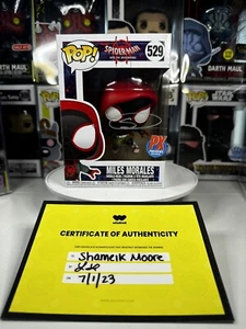 Funko POP! Spider-Man Into The Spiderverse Miles Morales firmado por Shameik Moore - Imagen 1 de 7
