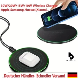 30W/20W/15W/10W Wireless Charger Induktives Ladegerät Für Apple iPhone Samsung - Bild 1 von 18