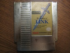 Zelda II The Adventure of Link Nintendo NES Game Gold Cartridge Edition