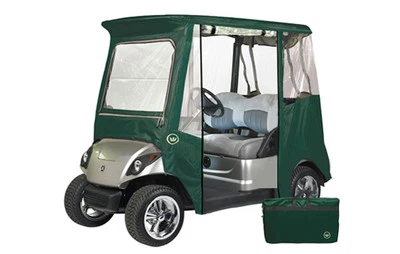 Cubierta de gabinete de carro de golf para 2 personas manejable personalizada para Yamaha Drive - verde Foto 1 de 2