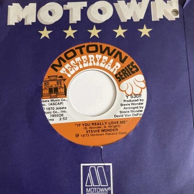 Stevie Wonder 45 If You Really Love Me / We Can Work it Out NEW reissue unplayed - Image 1 of 3