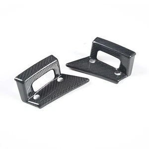 1 par de cubiertas de interruptor de liberación de puerta exterior para Corvette C7 2014-2019 fibra de cabina - Imagen 1 de 10