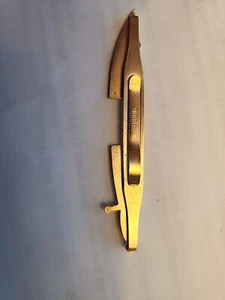 Vintage Scimitar Sword Swank Tie Bar Clip SWANK - Picture 1 of 2