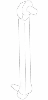 OEM Front Suspension Stabilizer Sway Bar Link 04-11 Chevrolet Pontiac 95994977 - Image 1 of 2