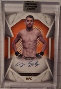 2020 Topps Striking Signatures UFC Cory Sandhagen Orange Auto /50