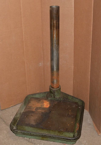 Massive cast iron drill press stand base table island industrial steampunk tool Cover