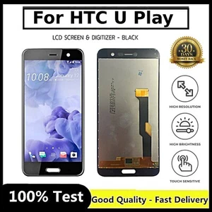 For HTC U Play LCD Screen Replacement Touch Display Black Assembly No Frame - Picture 1 of 1
