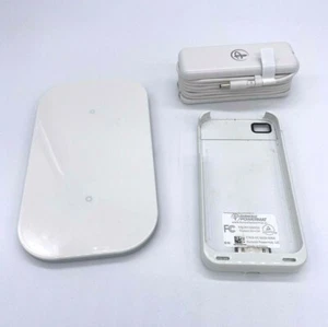 📱 Duracell PowerMat Portable Charger Set for iPhone 4/4S+ Battery Backup - Picture 1 of 3