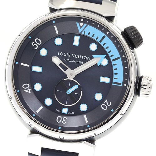 LOUIS VUITTON（LV） Orologio Uomo Automatico LOUIS VUITTON Tambour Street Diver QA121 Quadrante Navy_835733