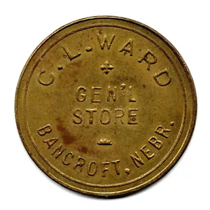 C.L. WARD GENERAL STORE • GOOD FOR 50¢ IN TRADE • BANCROFT, NE. • TC-430828 - Picture 1 of 2