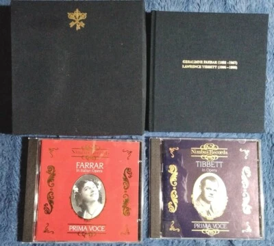 Geraldine Farrar/Lawrence Tibbett (CD, 1991, Nimbus Records, 2-Disc Box Set) HTF Foto 1 de 4