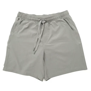 Boxer VRST 7" All In Shorts Uomo M Grigio Chiaro Elasticizzato Slip Fodera Zip Tasca Palestra - Foto 1 di 15