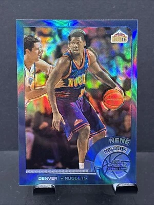 Nene Hilario 2002-03 Topps cromo refractor RC #139 Denver Nuggets Foto 1 de 2