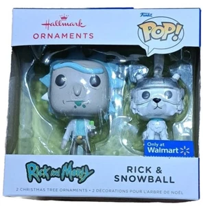 Hallmark Funko Pop! Rick & Snowball Ornament Walmart Exclusive - Bild 1 von 4