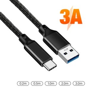 USB C Fast Charging Charger Cable Type C Data Cord For iPhone 15 16 Pro 1M 3M 2M - Picture 1 of 13